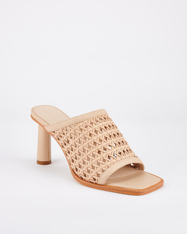 Sol Sana Jacque Heel Natural Woven Leather