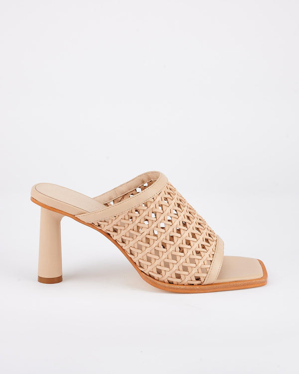 sol sana Jacque Heel Natural Woven Leather