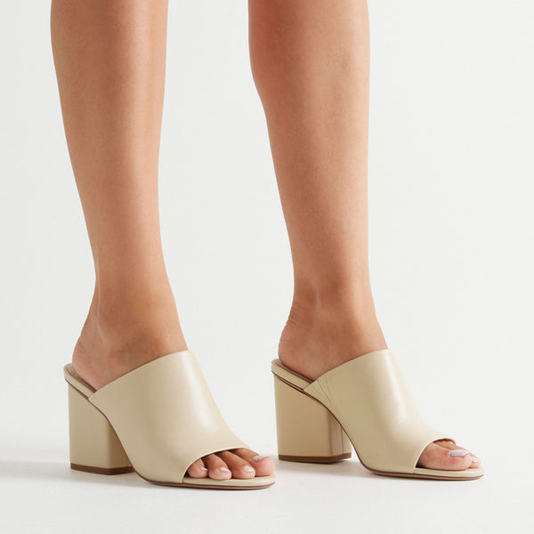 Sol Sana Joey Mule Parchment