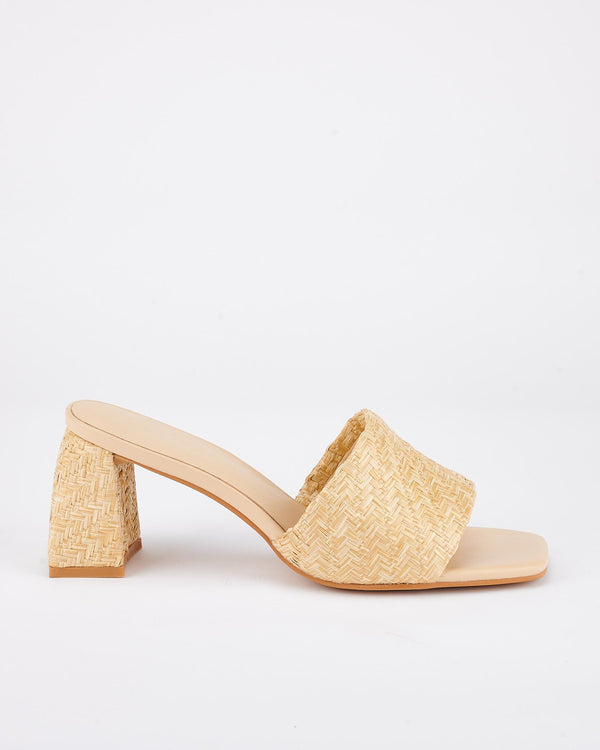 sol sana Lenny Mule Natural Raffia