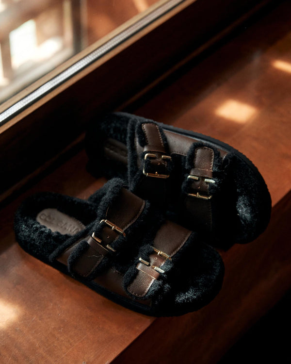 Sol Sana Louis Footbed Mocha/Black