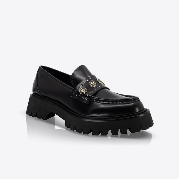 Sol Sana Maritime Loafer Black/Gold
