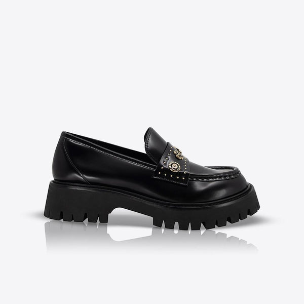 sol sana Maritime Loafer Black/Gold