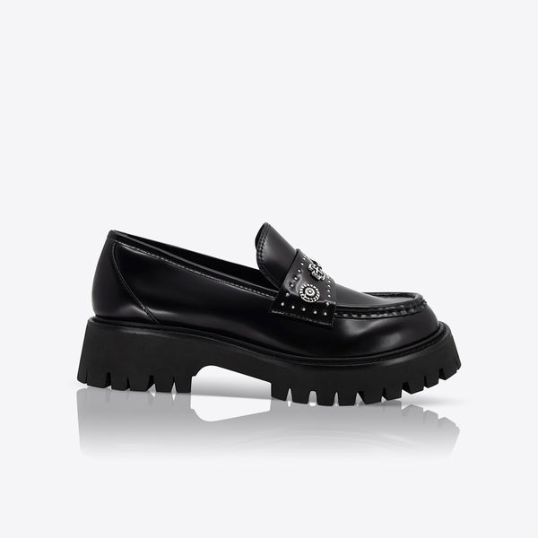 sol sana Maritime Loafer Black/Silver