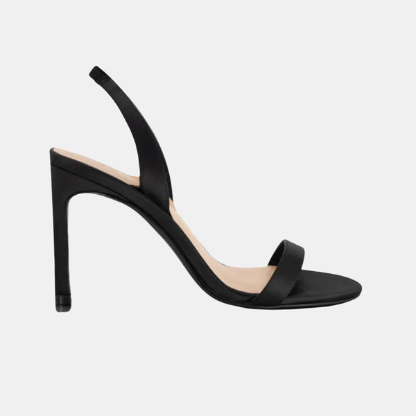 sol sana Martini Heel Black Satin