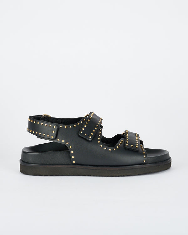 sol sana Moxy Footbed Black/Gold
