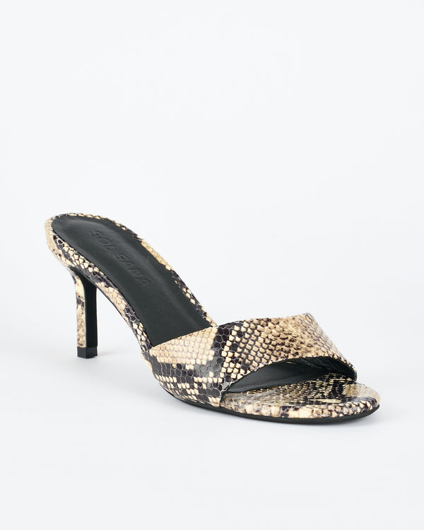 Sol Sana Mulberry Heel Python