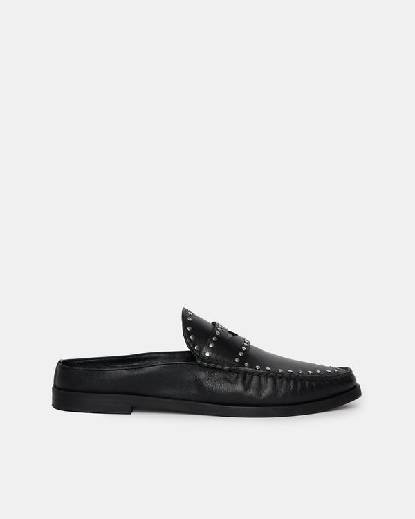 sol sana Rosiers Loafer Balck/Silver