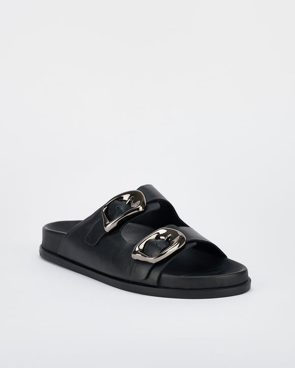 Sol Sana San Jose Footbed Black/Silver