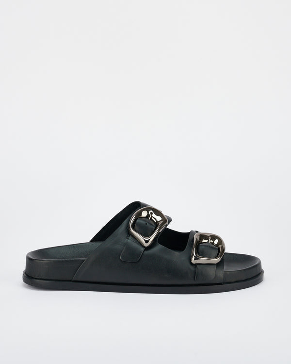 sol sana San Jose Footbed Black/Silver