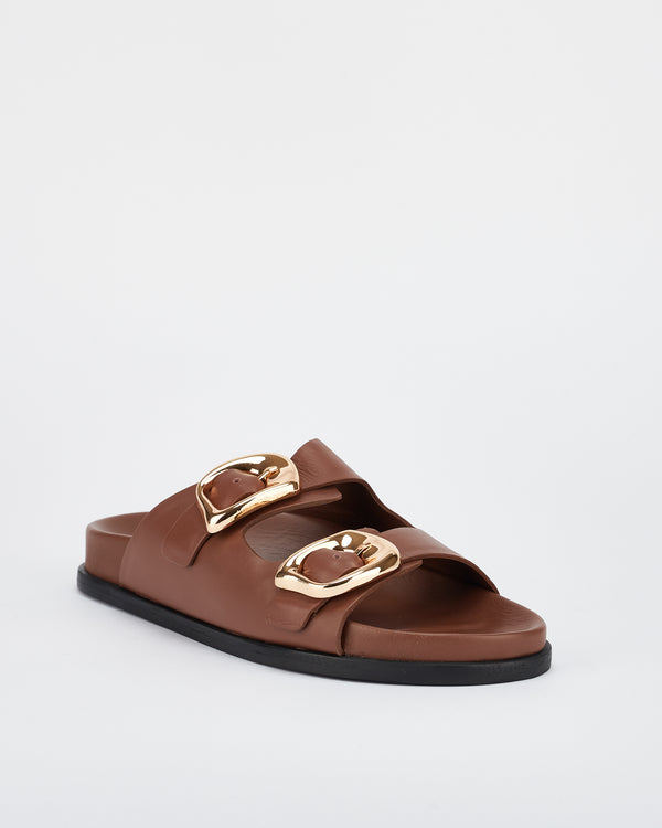 Sol Sana San Jose Footbed Cocoa/Gold
