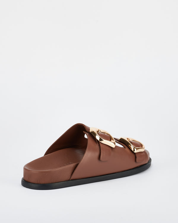 Sol Sana San Jose Footbed Cocoa/Gold