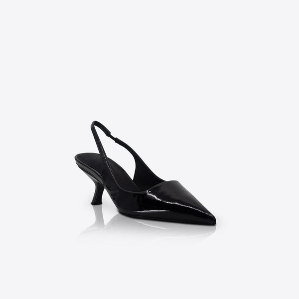 Sol Sana Sandra Heel Patent Black