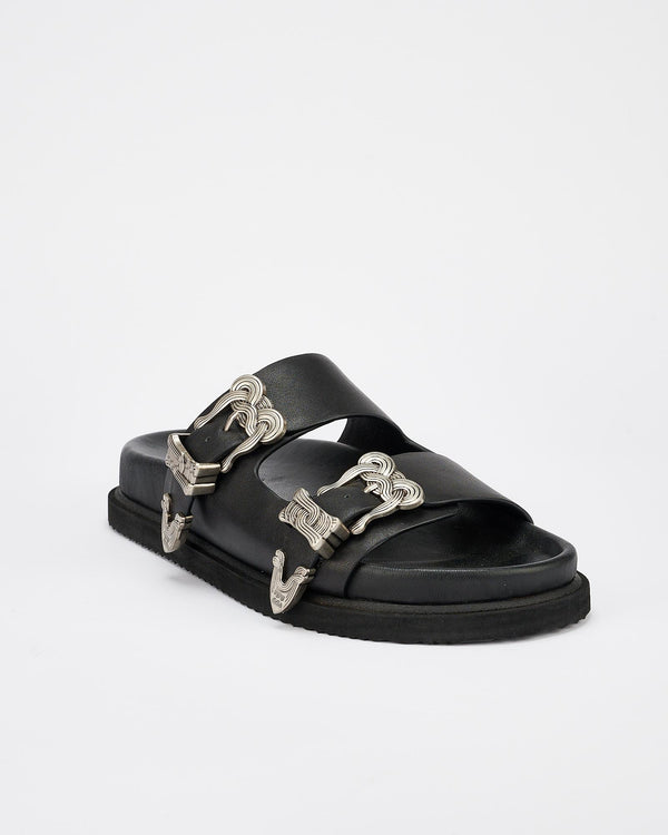 Sol Sana Scribe Footbed Black/Silver