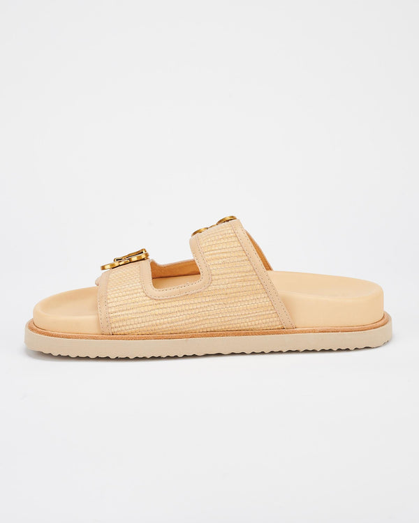 Sol Sana Scribe Footbed Natural Woven/Gold