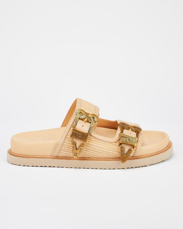 sol sana Scribe Footbed Natural Woven/Gold