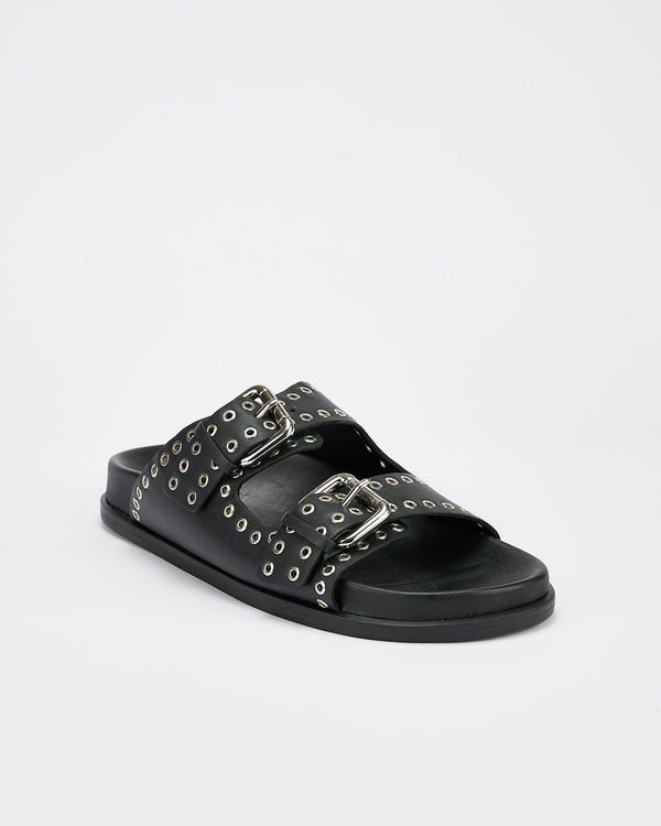 Sol Sana Thea Footbed Black/Silver