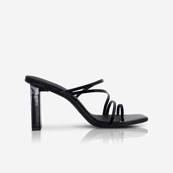 sol sana Theo High Heel Patent Black