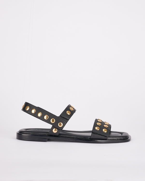 sol sana Vella Sandal Black / Gold