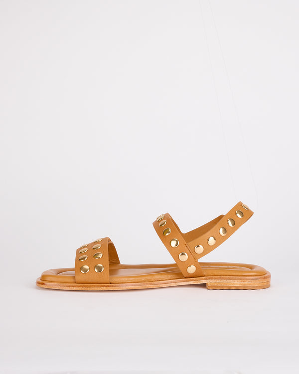 Sol Sana Vella Sandal Deep Tan / Gold
