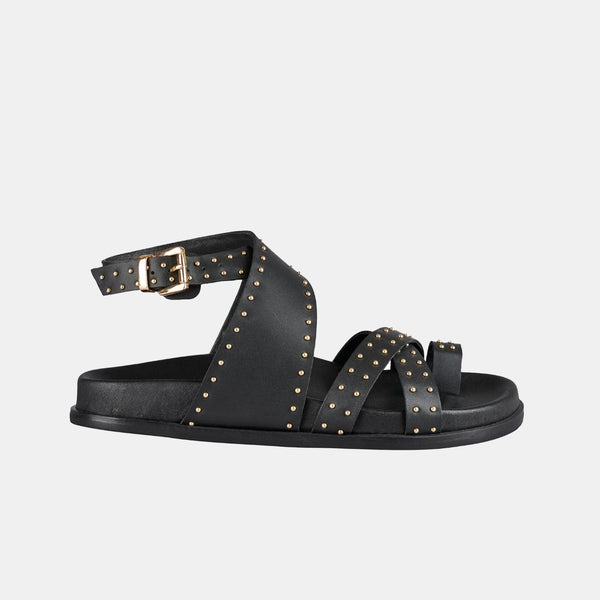 sol sana Vesper Footbed Black/Gold