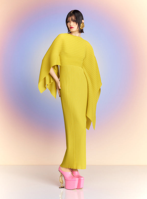 solace london The Adami Maxi Dress in Chartreuse