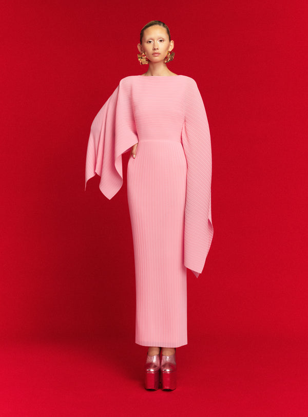 solace london The Adami Maxi Dress in Powder Pink