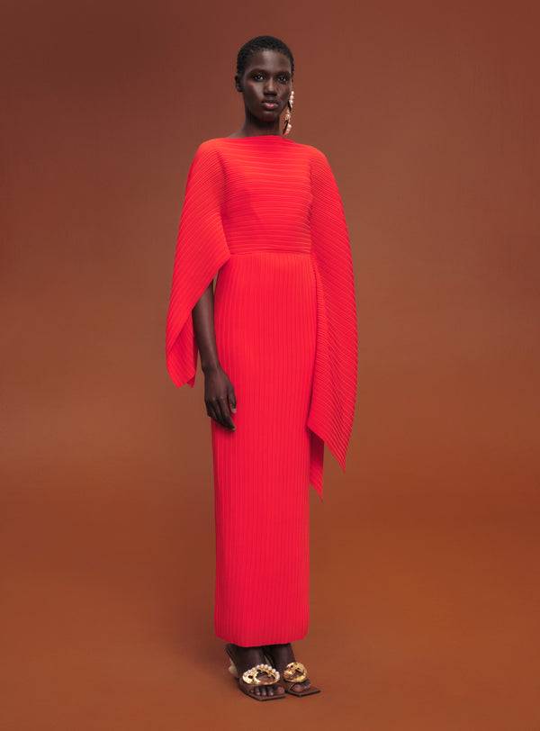solace london The Adami Maxi Dress in Red