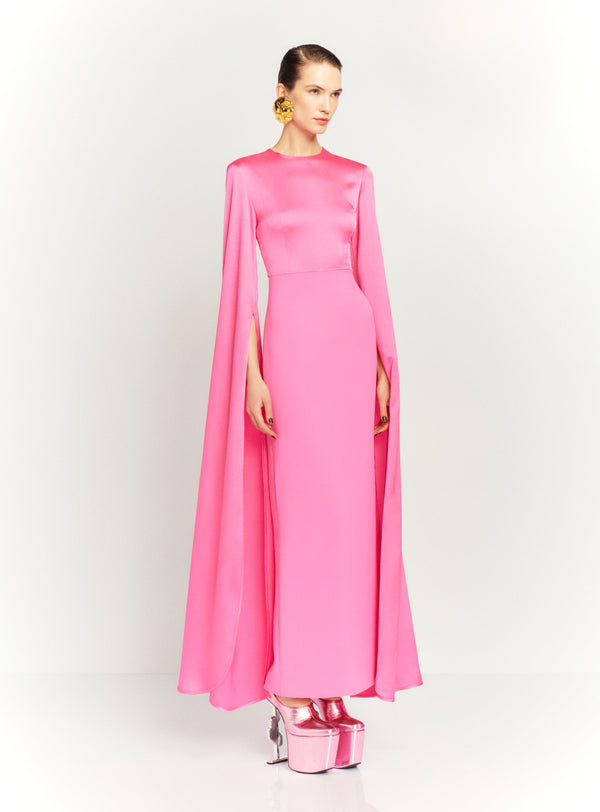 solace london The Adley Maxi Dress in Light Pink