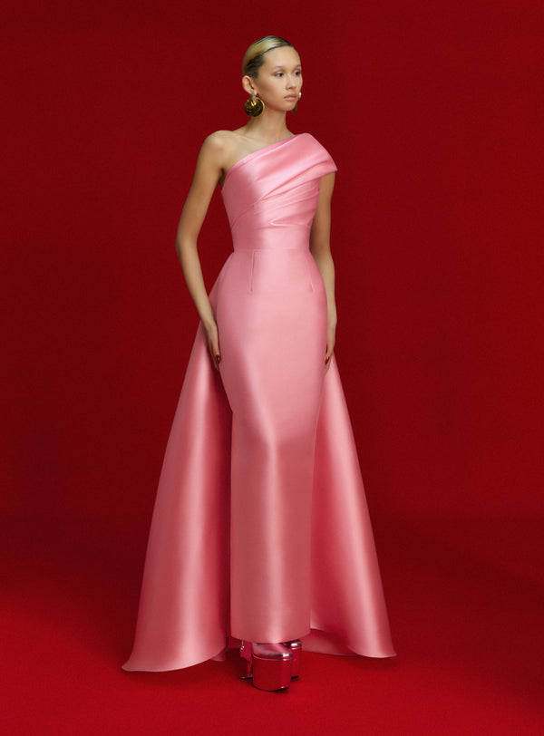 solace london The Alba Maxi Dress in Soft Pink