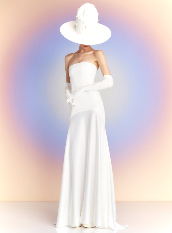 Solace London The Alessandra Maxi Dress In Cream