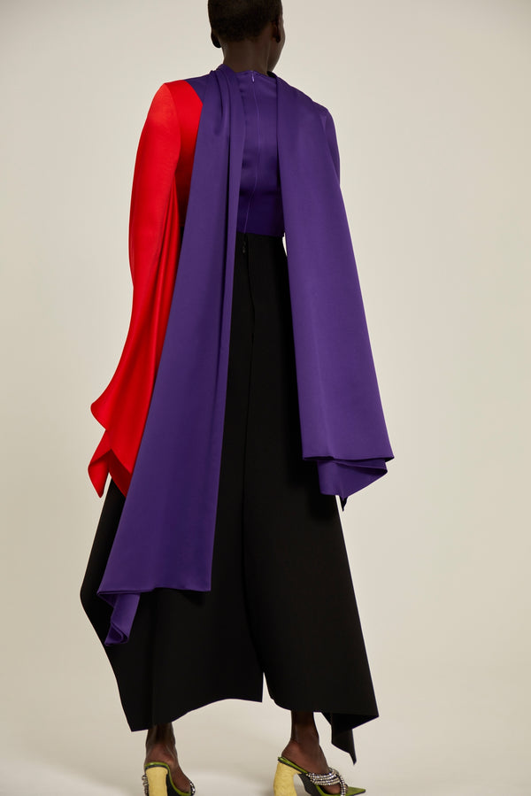 solace london The Ali Top in Colour Block Purple