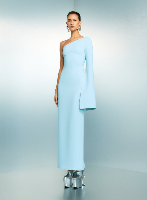 solace london The Alina Maxi Dress in Arctic Blue