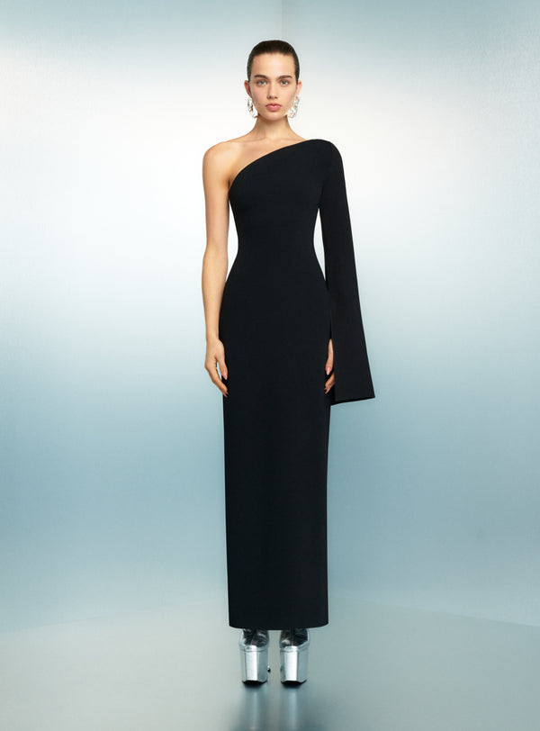 Solace London The Alina Maxi Dress In Black