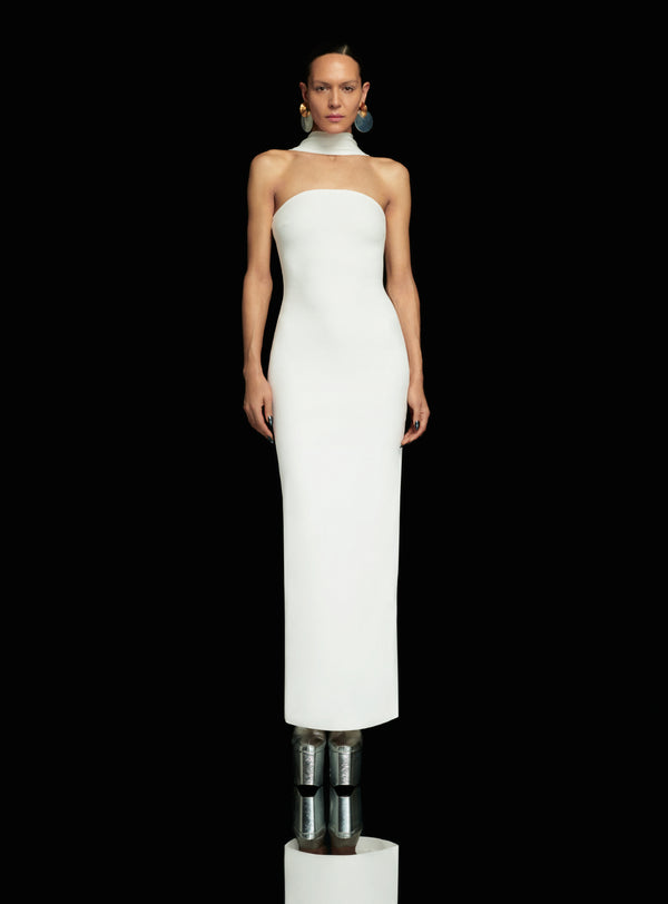 Solace London The Amari Maxi Dress In Cream