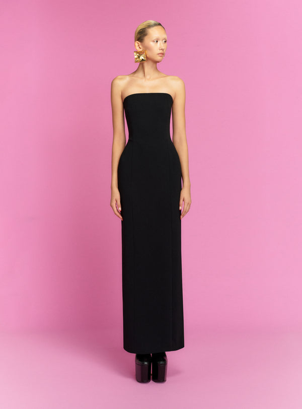 solace london The Anderson Maxi Dress in Black