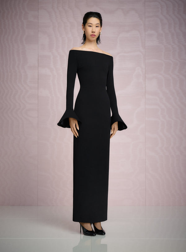 solace london The Anica Maxi Dress in Black