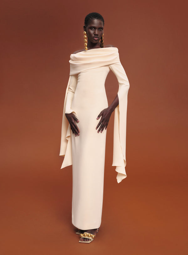 solace london The Arden Maxi Dress in Ivory