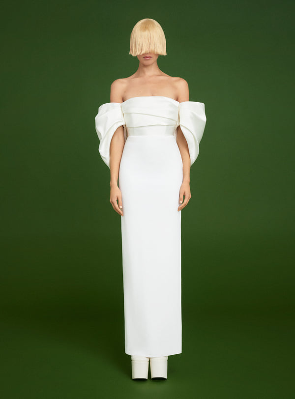 solace london The Arla Dress in Cream