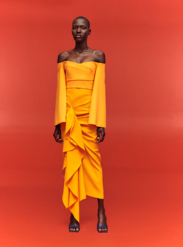 solace london The Asten Top in Bright Orange