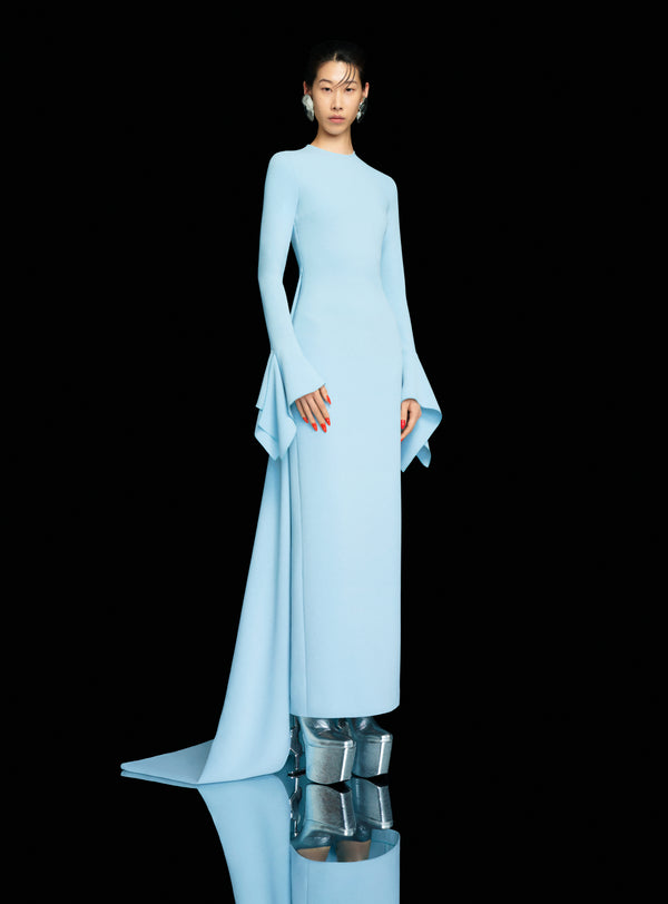 solace london The Blake Maxi Dress in Arctic Blue