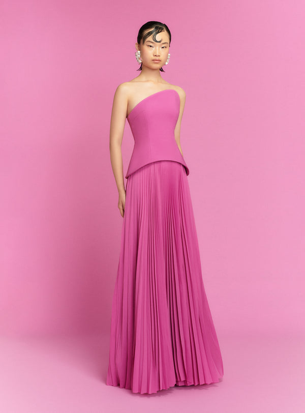 solace london The Britt Maxi Dress in Berry Pink