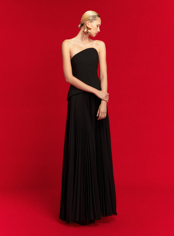 Solace London The Britt Maxi Dress In Black