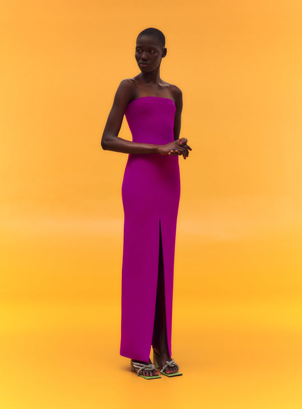 Solace London The Bysha Maxi Dress In Purple