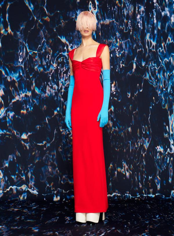 solace london The Calluna Maxi Dress in Red