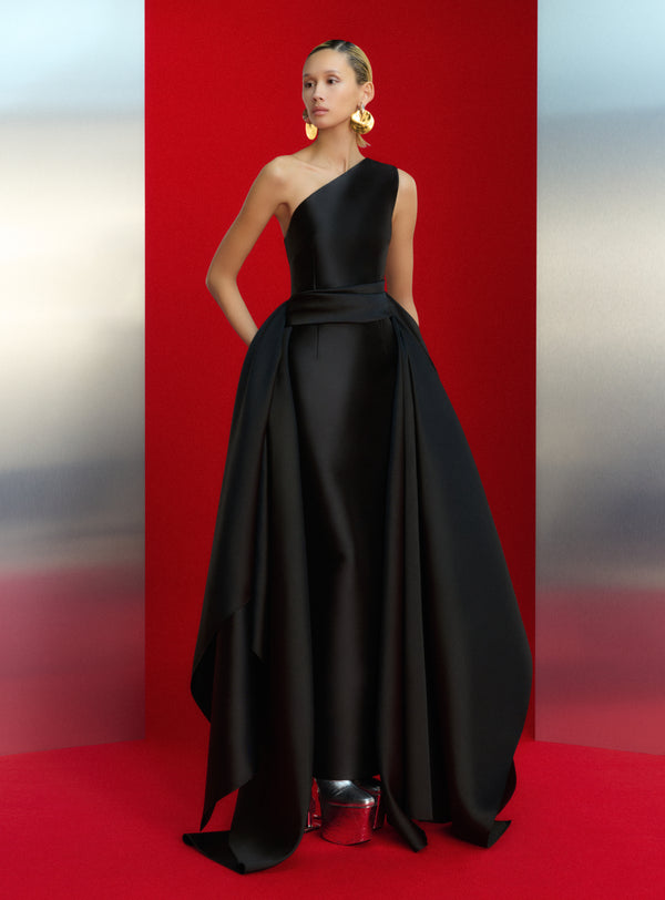 Solace London The Charo Maxi Dress In Black