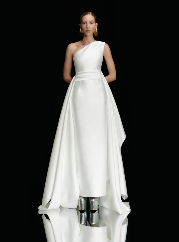 Solace London The Charo Maxi Dress In Cream