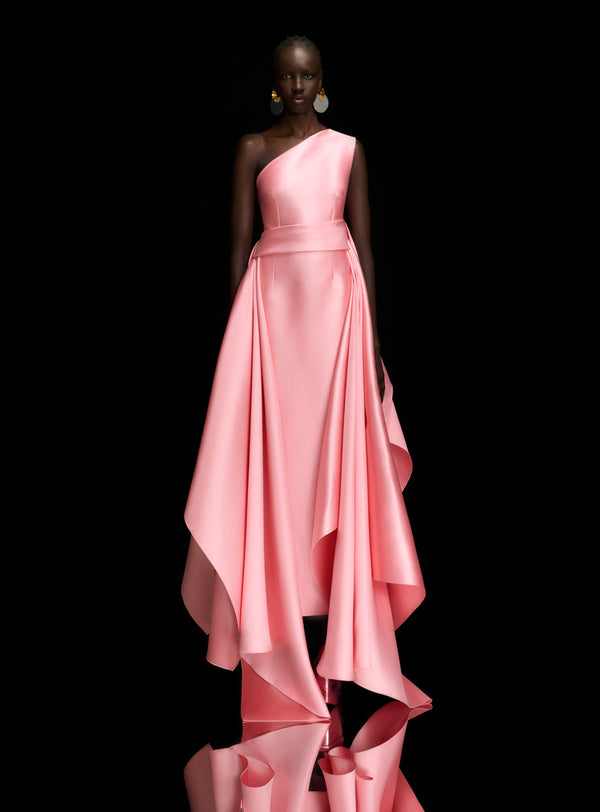 solace london The Charo Maxi Dress in Soft Pink