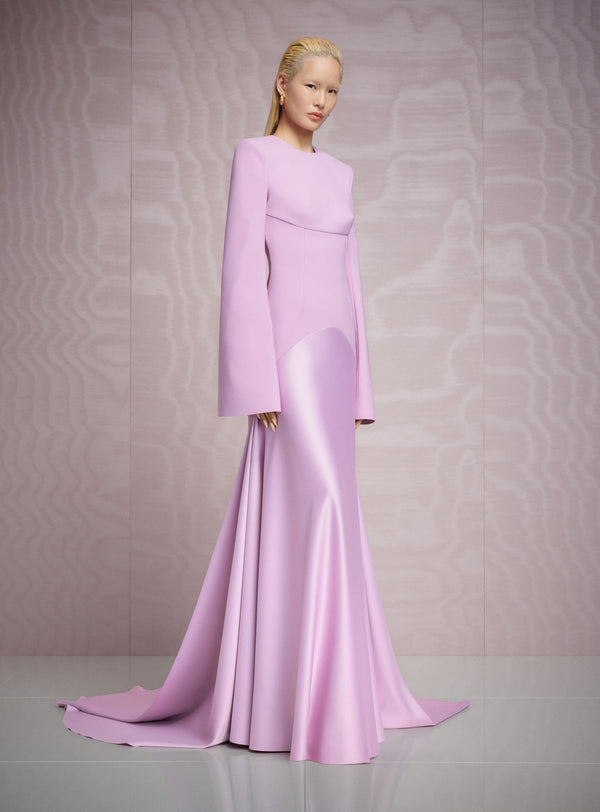 Solace London The Claudine Maxi Dress In Wisteria