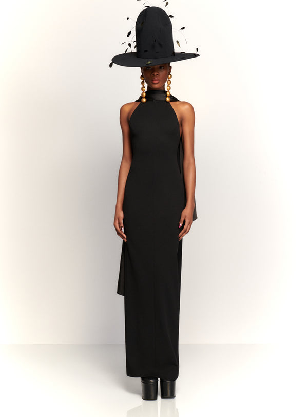 Solace London The Dahlia Maxi Dress In Black